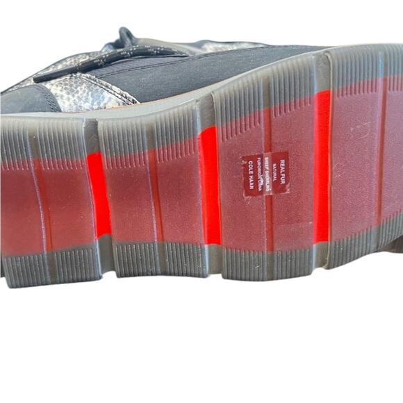 NWOT Women's Cole Haan 4.ZERGRAND Leather Hiker boots in Black – Sz 8 ½ - Picture 9 of 9